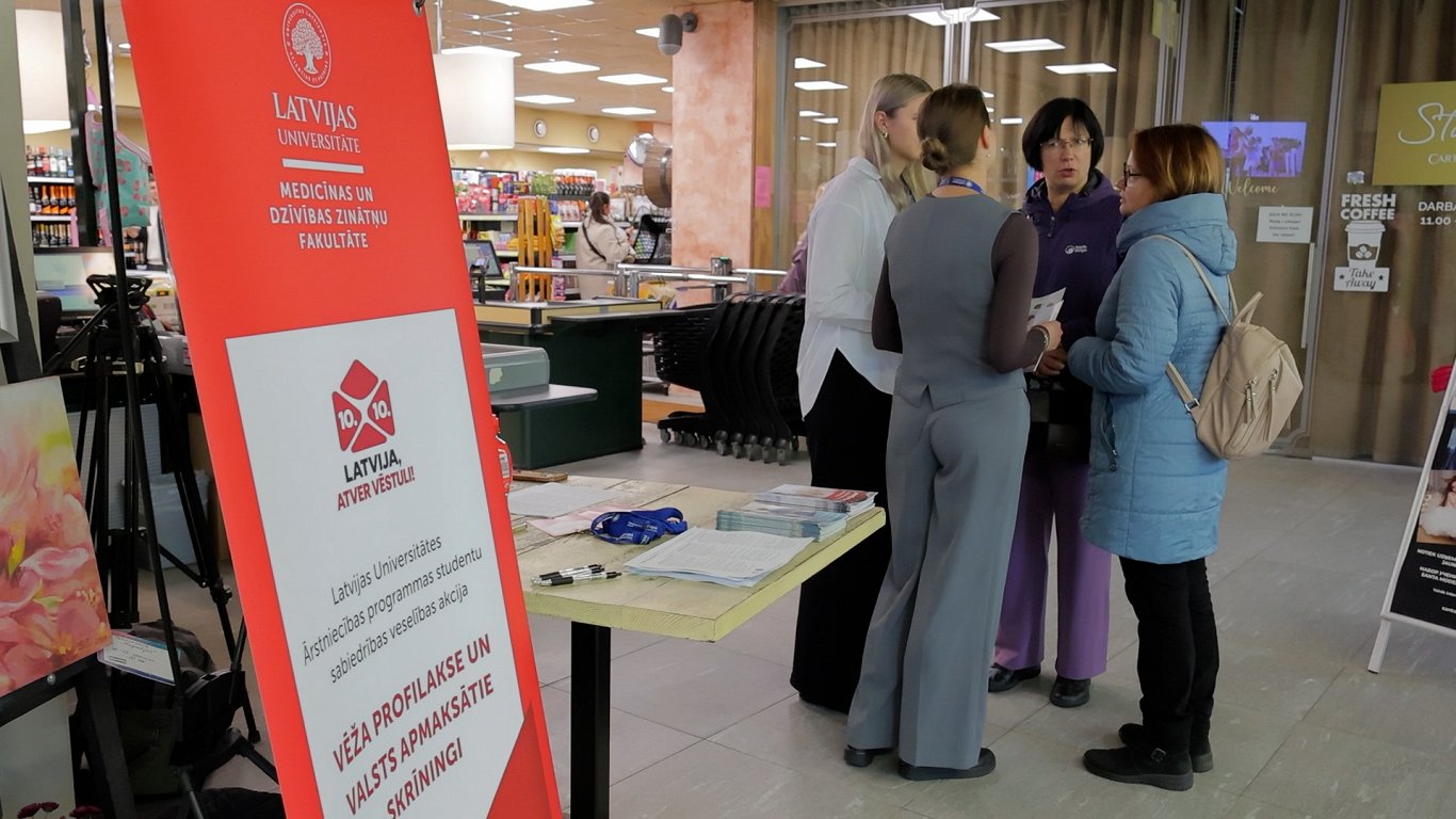 Studenti pēta iedzīvotāju atsaucību uz vēža skrīningu Latvijā