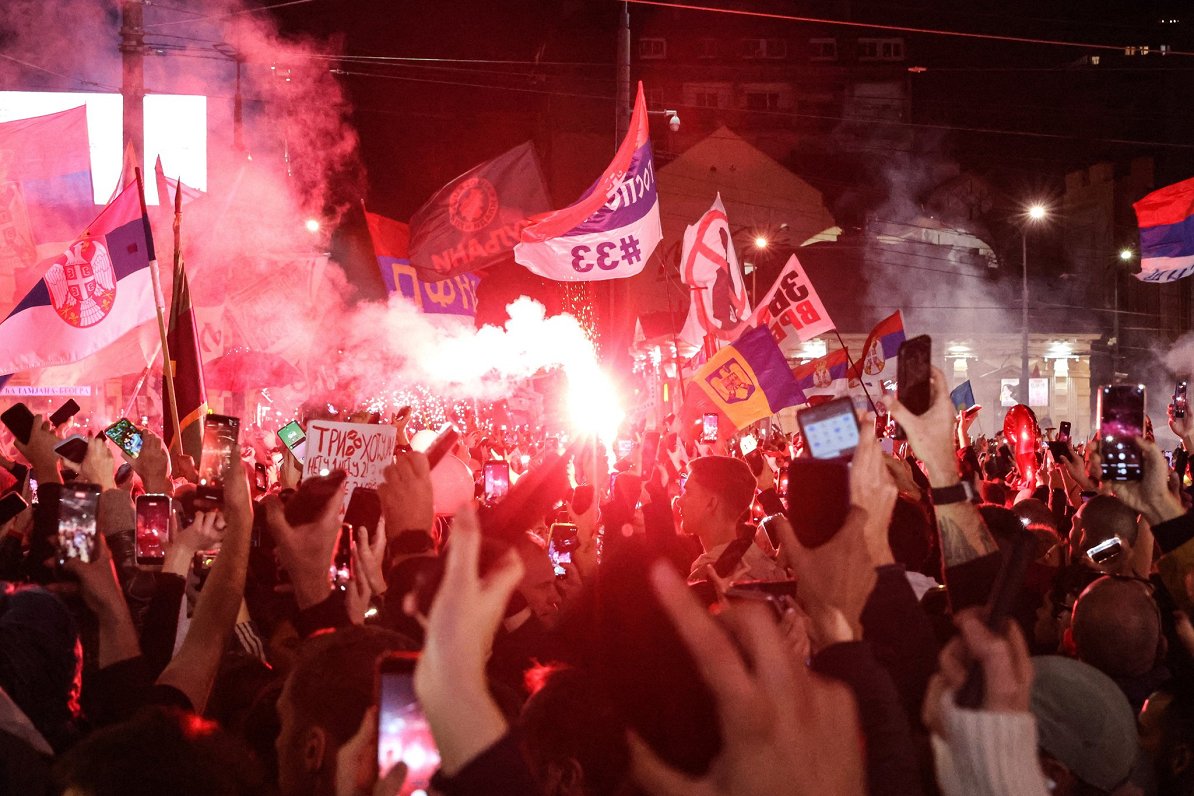 Vēlēšanas Serbijā: studentu protests pret Vučiča valdību